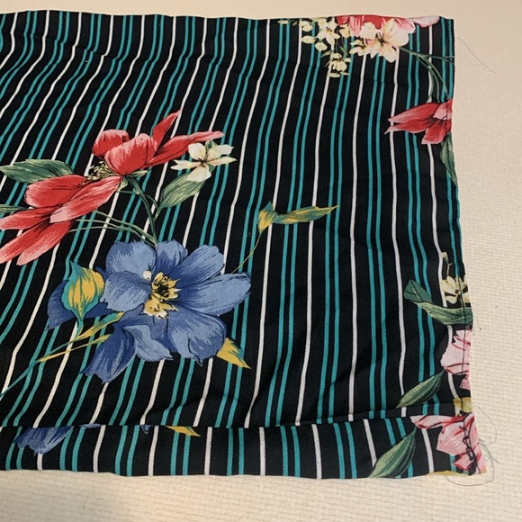 Umgee Black and Teal Patterned Kimono - Picture 6 of 9